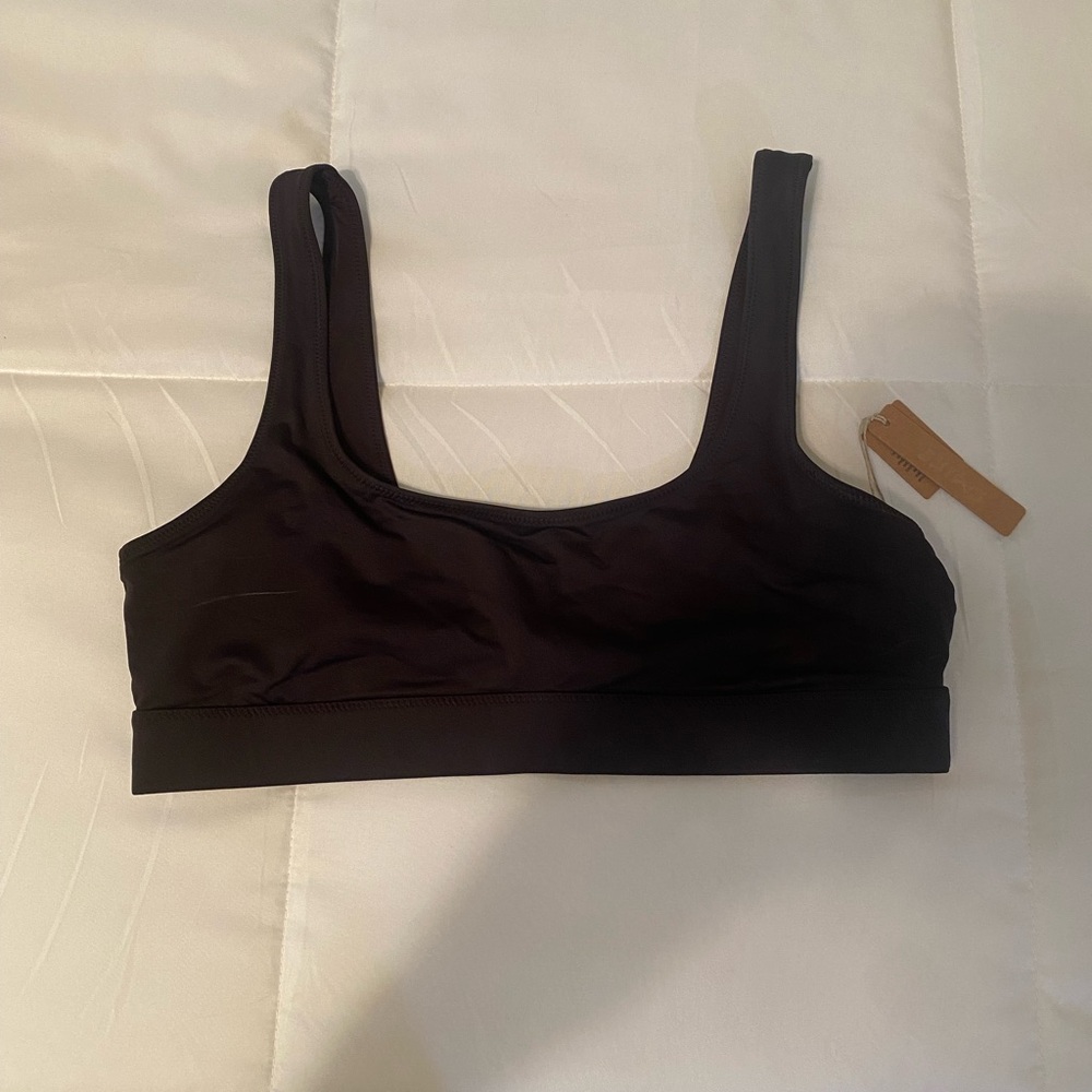 SKIMS Black/Onyx Bikini Top